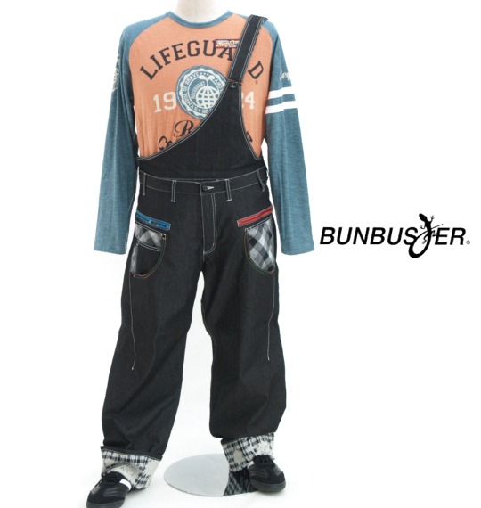 BUNBUSTER ロールアップパンツ ブラック