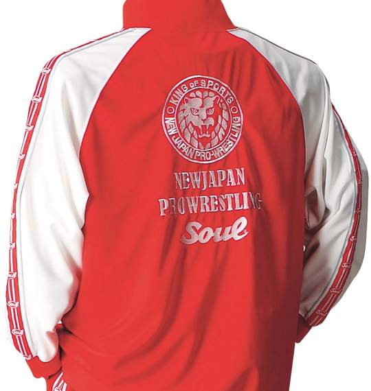 NJPW×SOUL NJPW×SOUL ジャージセット レッド×ホワイト