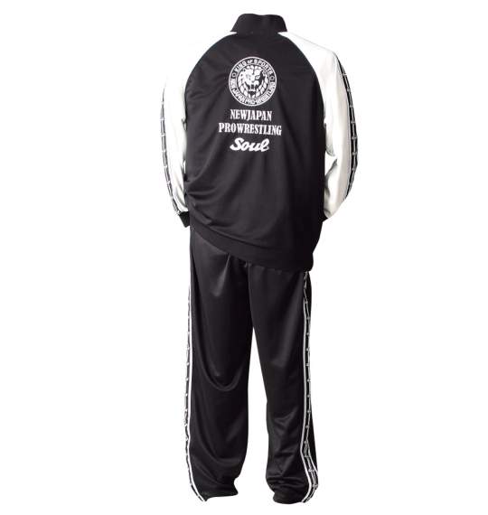 NJPW×SOUL NJPW×SOUL ジャージセット ブラック×ホワイト