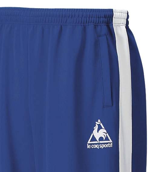 LE COQ SPORTIF   ジャージパンツ ブルー×アイボリー