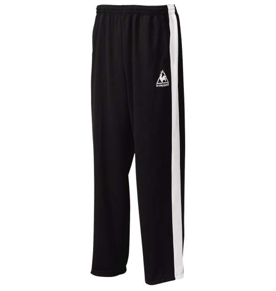 LE COQ SPORTIF   ジャージパンツ ブラック×アイボリー