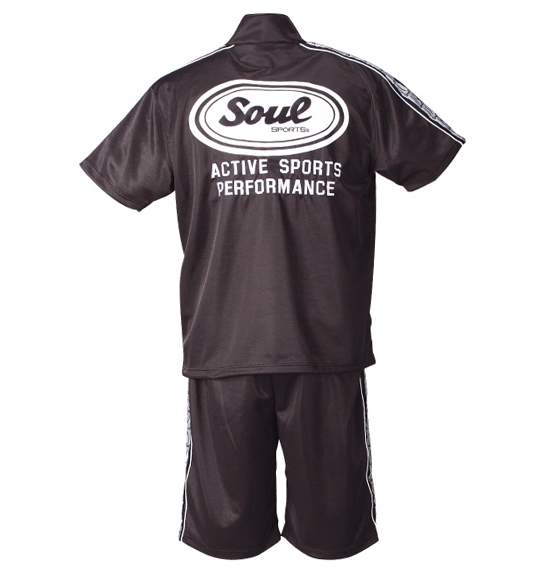 SOUL SPORTS ジャージセット(半袖) ブラック