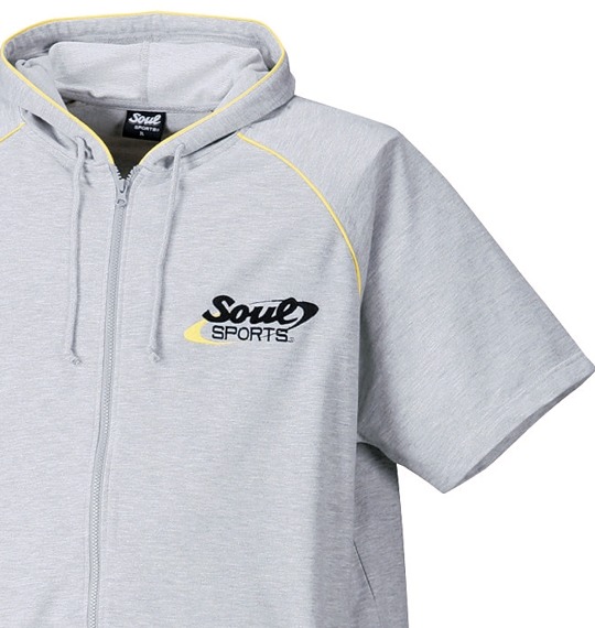 SOUL SPORTS パーカーセット(半袖) モクグレー