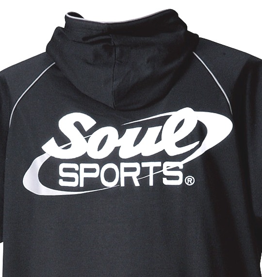SOUL SPORTS パーカーセット(半袖) ブラック
