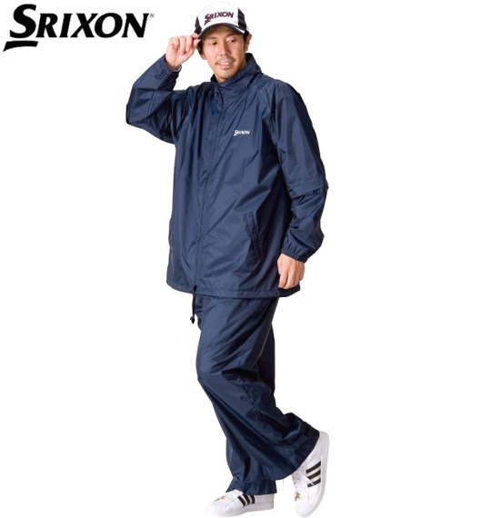 SRIXON レインスーツ ネイビー