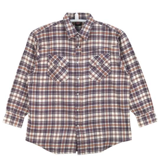 GRIND ネルシャツ パープル系