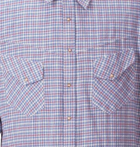 GRIND ネルシャツ ブルー系