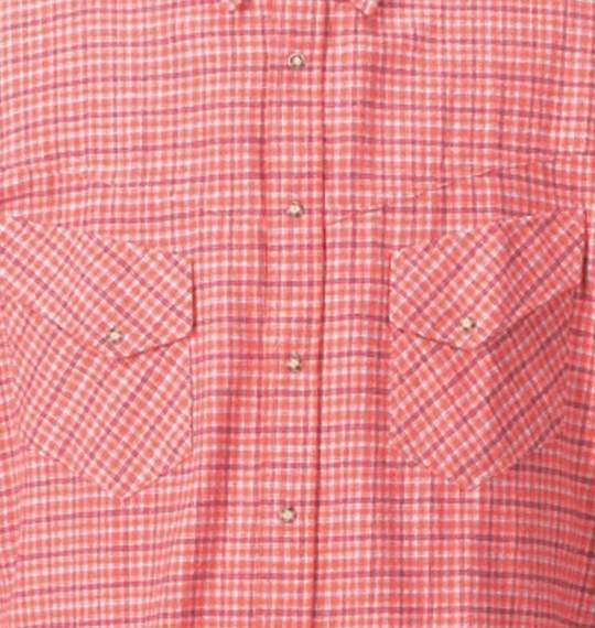 GRIND ネルシャツ ピンクオレンジ系