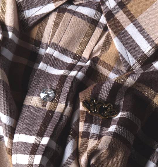 CLENCH チェックシャツ ブラウン系