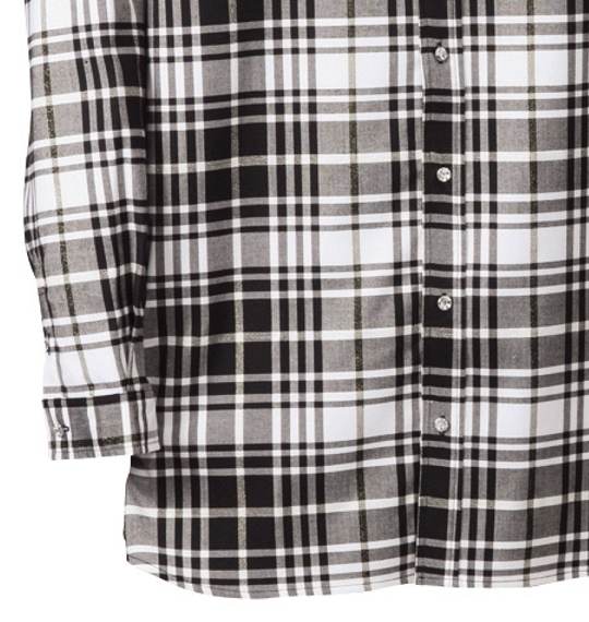 CLENCH チェックシャツ ブラック系