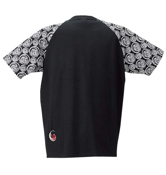 魂 ラグランTシャツ(半袖) ブラック