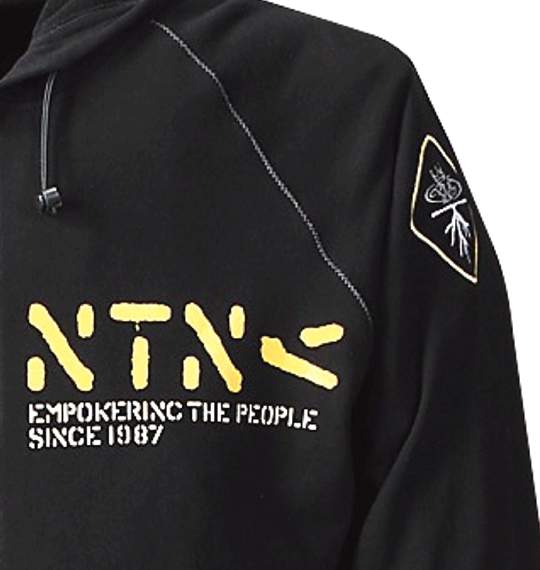 PNB NATION ジップパーカートレーナー ブラック