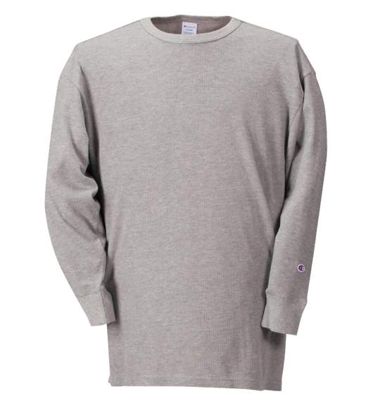 CHAMPION ワッフルTシャツ モクグレー