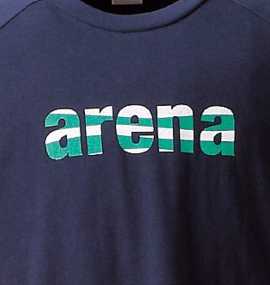 ARENA ラグランTシャツ(半袖) ネイビー