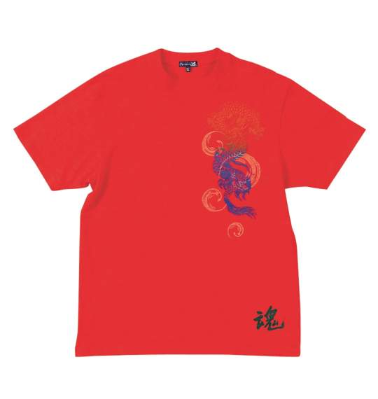 魂 Tシャツ(半袖) レッド