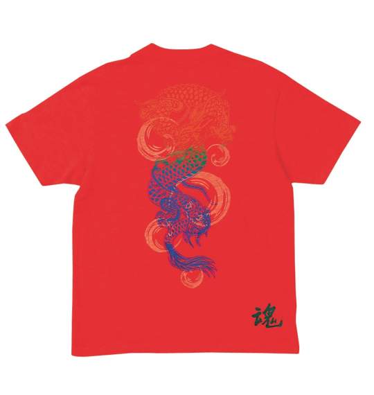 魂 Tシャツ(半袖) レッド