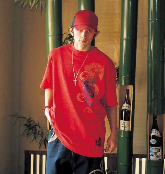 魂 Tシャツ(半袖) レッド