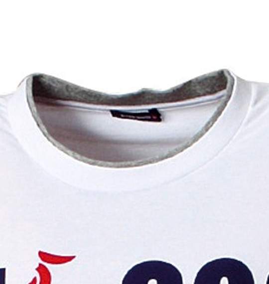 LE COQ SPORTIF フェイクレイヤードTシャツ ホワイト×モクグレー