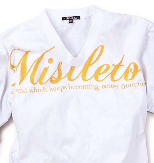 Mistletoe VTシャツ ホワイト×ブラック