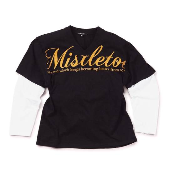 Mistletoe VTシャツ ブラック×ホワイト