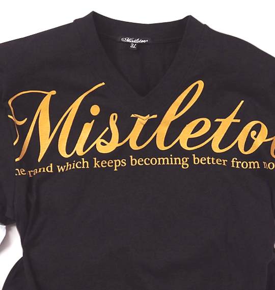 Mistletoe VTシャツ ブラック×ホワイト