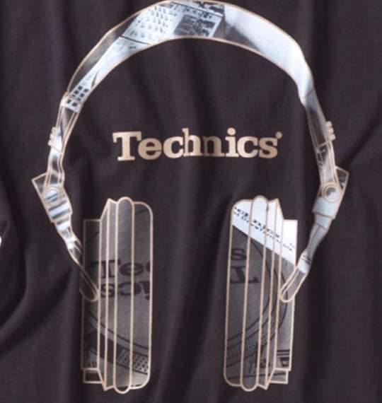 Technics Tシャツ(半袖) ブラック