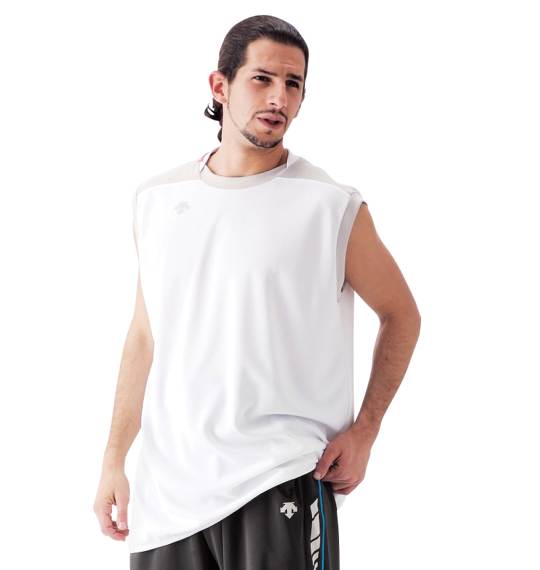 DESCENTE ノースリーブ ホワイト