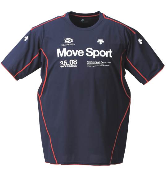 DESCENTE Tシャツ(半袖) ネイビー