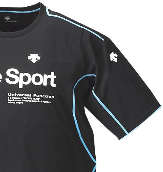 DESCENTE Tシャツ(半袖) ブラック