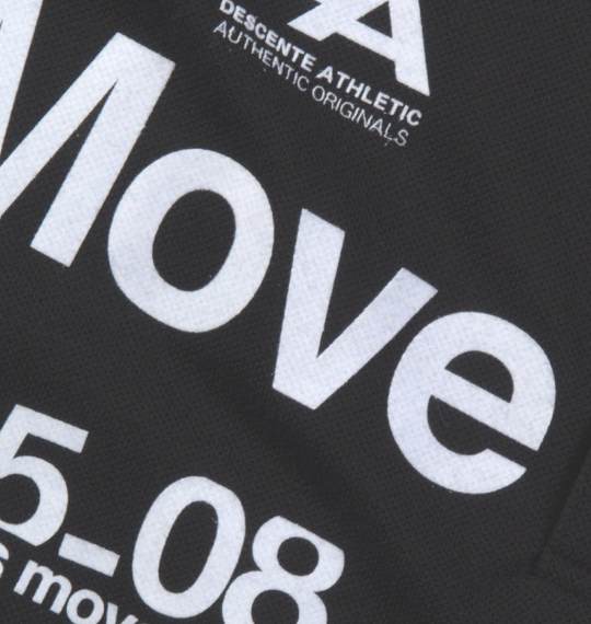 DESCENTE ポロシャツ(半袖) ブラック