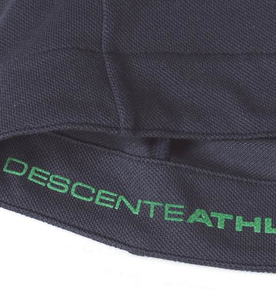 DESCENTE ポロシャツ(半袖) ネイビー