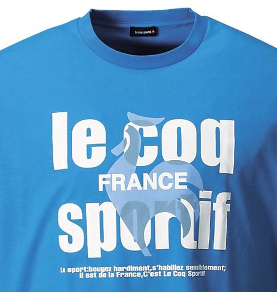 LE COQ SPORTIF Tシャツ(半袖) ターコイズブルー