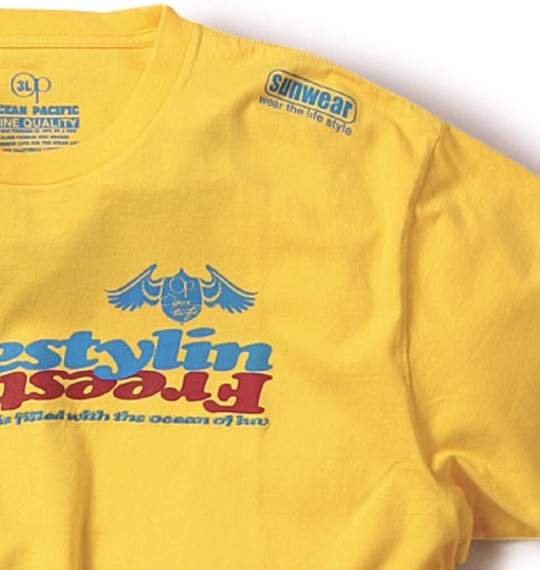 OCEAN PACIFIC Tシャツ(半袖) イエロー
