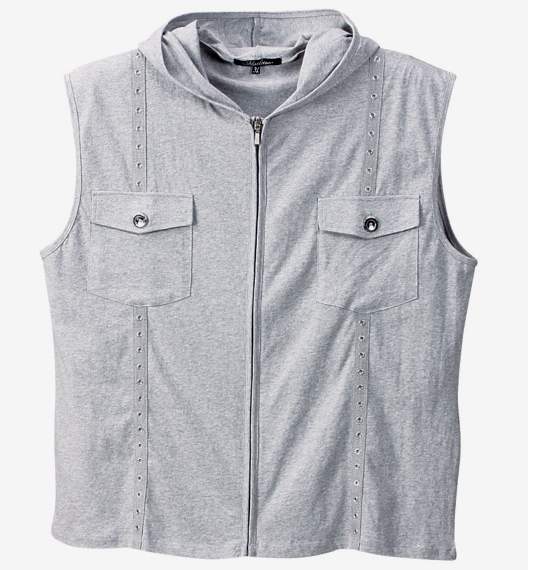 Mistletoe パーカーベスト モクグレー