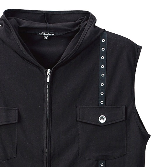 Mistletoe パーカーベスト ブラック