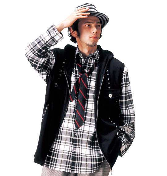 Mistletoe パーカーベスト ブラック