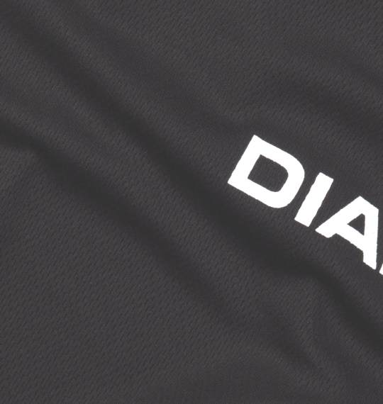 DIADORA プラクティスシャツ ブラック×レッド