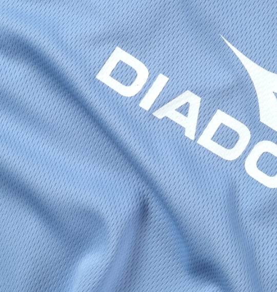 DIADORA プラクティスシャツ サックス×ネイビー