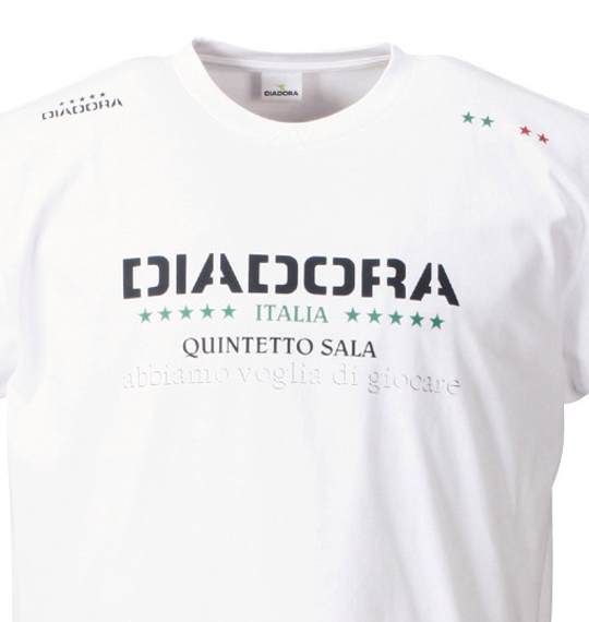 DIADORA Tシャツ(半袖) ホワイト
