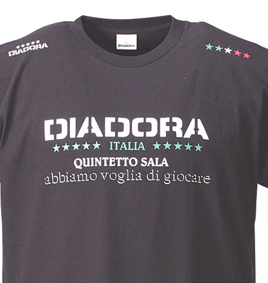 DIADORA Tシャツ(半袖) ブラック