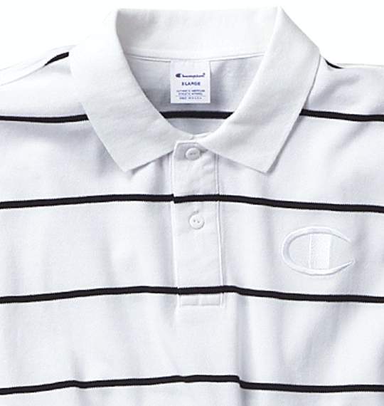 Champion ポロシャツ(半袖) ホワイト