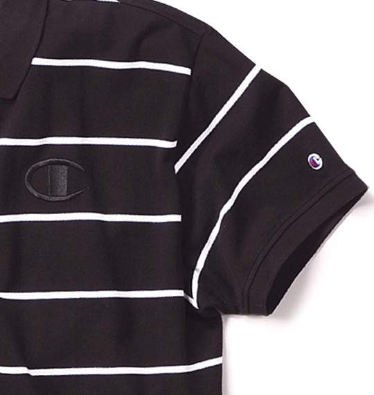 Champion ポロシャツ(半袖) ブラック