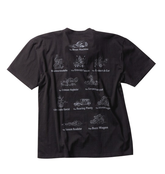 Wacky Races Tシャツ半袖 ブラック