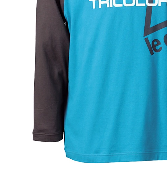 LE COQ SPORTIF ラグランTシャツ ブルー×ダークグレー