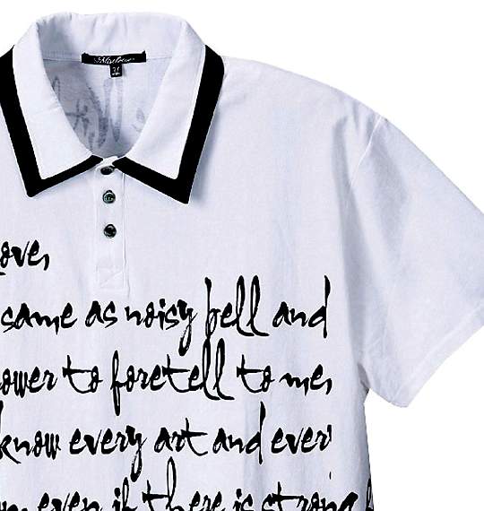 Mistletoe ポロシャツ半袖 ホワイト