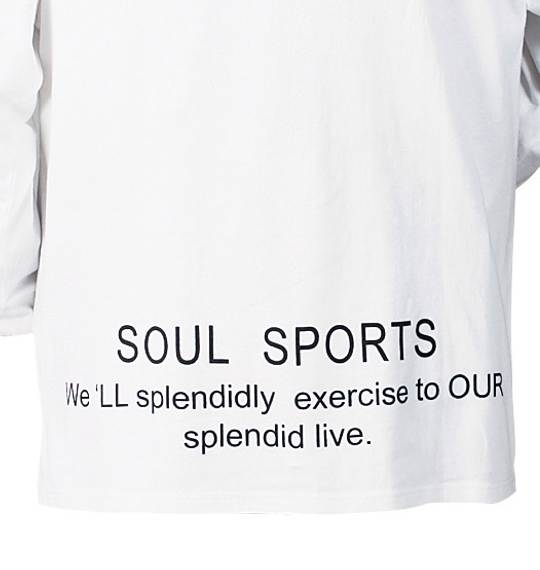 SOUL SPORTS ラグランTシャツ ホワイト