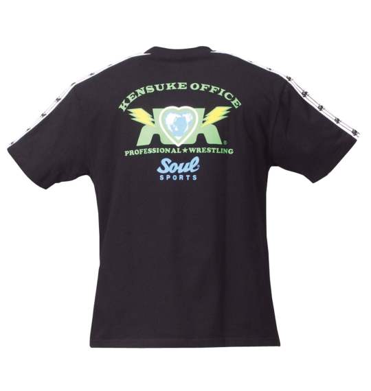 SOUL SPORTS×KENSUKE OFFICE Tシャツ半袖 ブラック