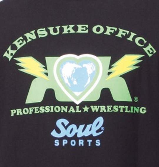 SOUL SPORTS×KENSUKE OFFICE Tシャツ半袖 ブラック