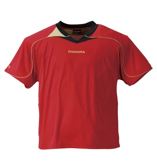 DIADORA プラクティスシャツ レッド