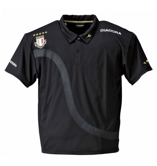 DIADORA ポロシャツ(半袖) ブラック